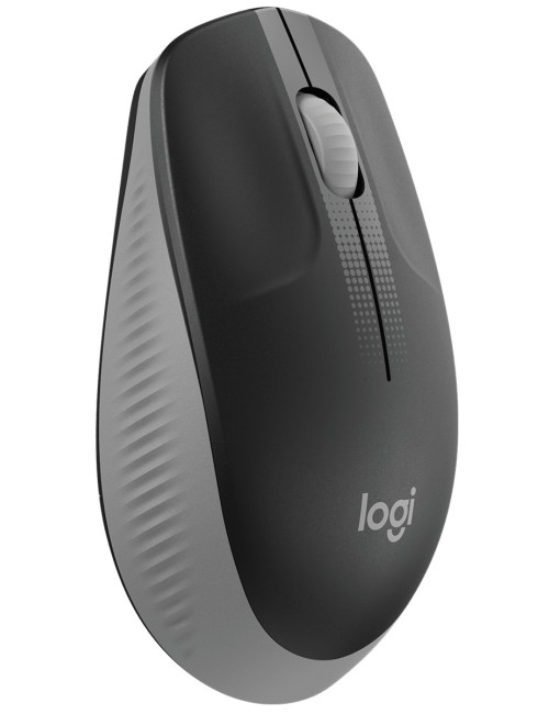 Logitech Full size Mouse M190 Wireless Mid Grey USB