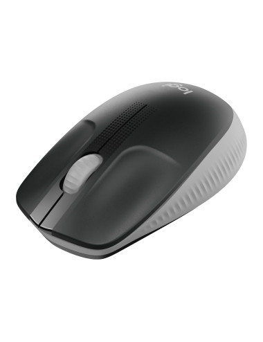 Logitech Full size Mouse M190 Wireless Mid Grey USB