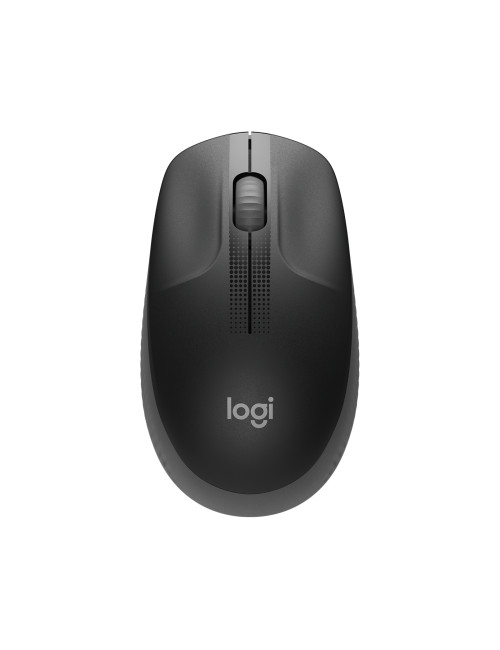 Logitech Full size Mouse M190 Wireless Mid Grey USB