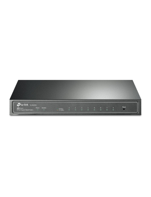 TP-LINK JetStream 8-Port Gigabit Smart Switch TL-SG2008P Web Managed Desktop PoE+ ports quantity 4 Power supply type External