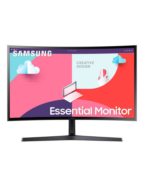 Samsung Curved Monitor LS24C366EAUXEN 24 " VA 1920 x 1080 pixels 16:9 4 ms 250 cd/m Black 75 Hz HDMI ports quantity 1