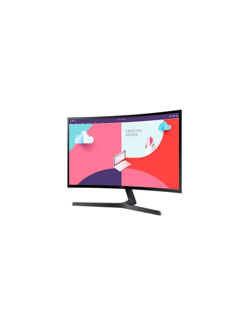 Samsung Curved Monitor LS24C366EAUXEN 24 " VA 1920 x 1080 pixels 16:9 4 ms 250 cd/m Black 75 Hz HDMI ports quantity 1