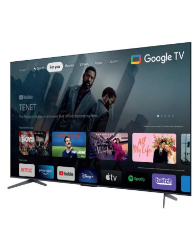 TV Set|TCL|75"|4K|QLED|3840x2160|Wireless LAN|Bluetooth|Google TV|75C644