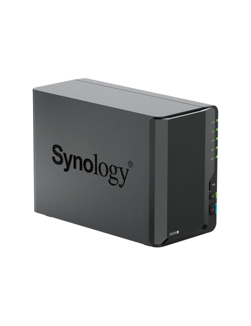 Synology Tower NAS DS224+ up to 2 HDD/SSD Intel Celeron J4125 Processor frequency 2.0 GHz 2 GB DDR4