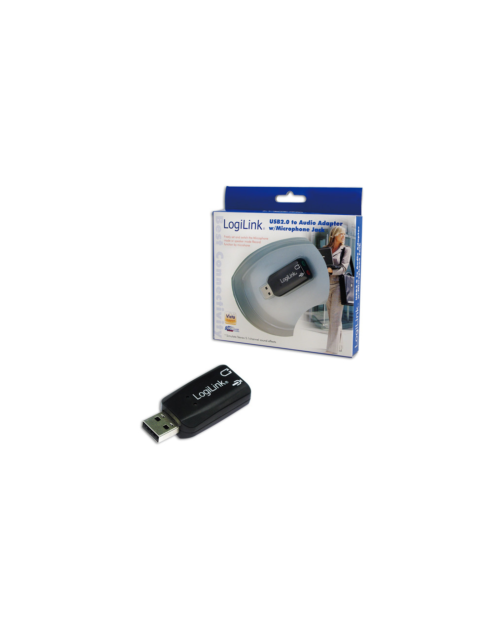 Logilink USB Audio adapter, 5.1 sound effect