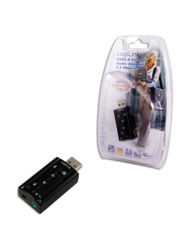 Logilink USB Audio adapter, 7.1 sound effect