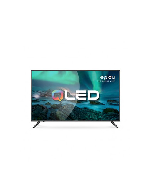 Allview QL43ePlay6100-U 43" (109cm) 4K UHD QLED Smart Android TV, Google Assistant, Black Metallic Frame Allview QL43ePlay6100-U