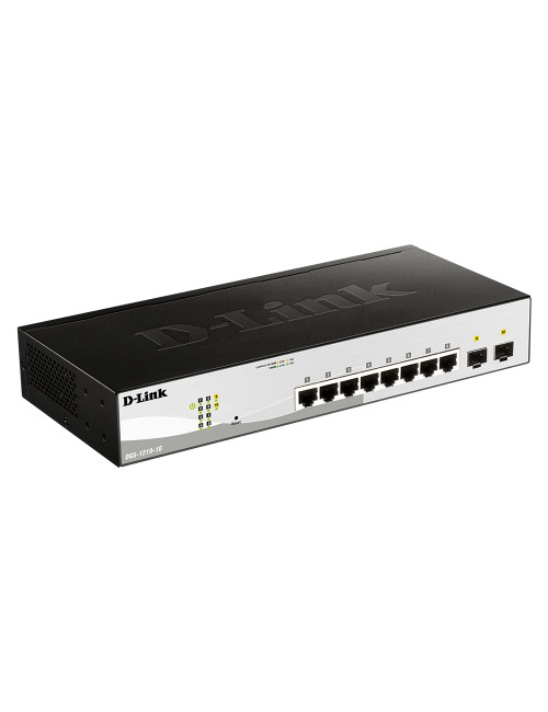 D-Link 10-Port Gigabit Smart Managed Switch DGS-1210-10 Managed L2+ Rackmountable