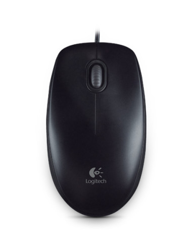 Logitech Mouse B100 Black Wired