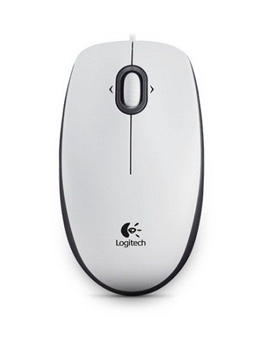 Logitech B100 Portable Optical Mouse White