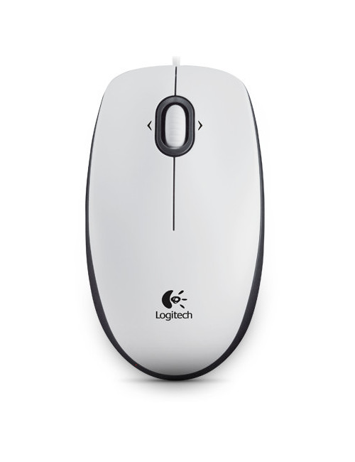Logitech B100 Portable Optical Mouse White
