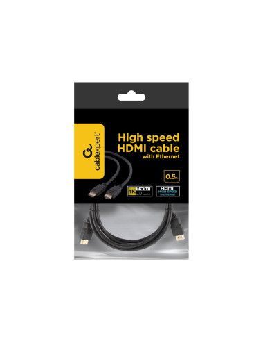 Cablexpert Black HDMI to HDMI 0.5 m 0.5 m