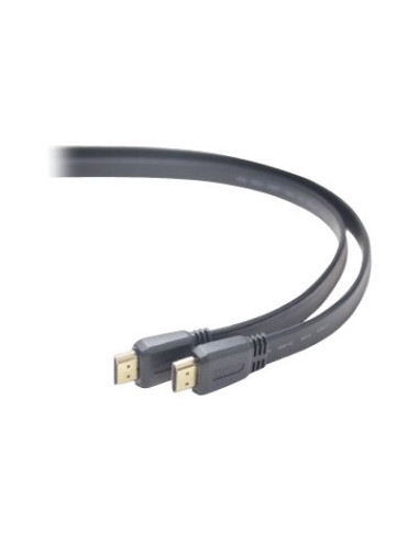 Cablexpert Black HDMI male-male flat cable 3 m m