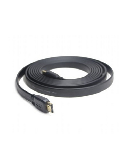Cablexpert Black HDMI male-male flat cable 3 m m