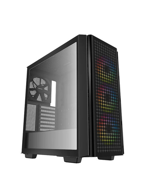 Deepcool MID TOWER CASE CG540 Side window Black Mid-Tower Power supply included No