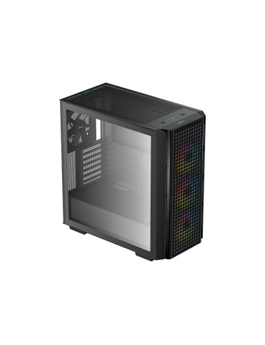 Deepcool MID TOWER CASE CG540 Side window Black Mid-Tower Power supply included No