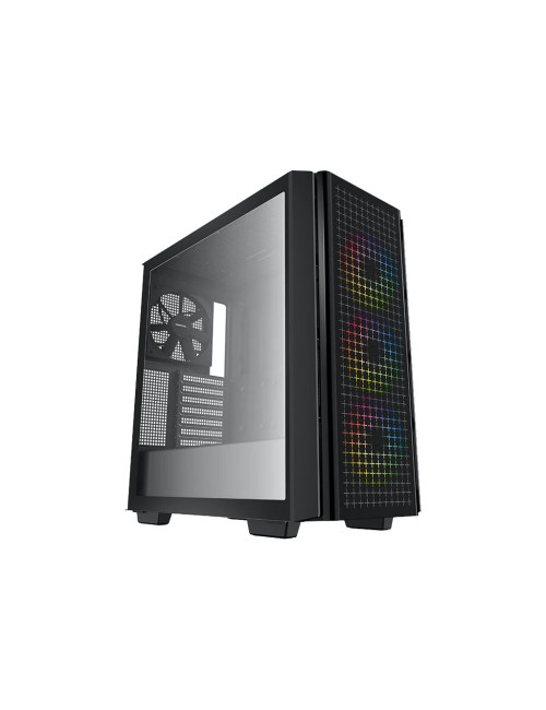 Deepcool MID TOWER CASE CG540 Side window Black Mid-Tower Power supply included No