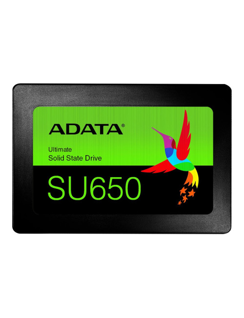 ADATA Ultimate SU650 512 GB SSD form factor 2.5" SSD interface SATA 6Gb/s Write speed 450 MB/s Read speed 520 MB/s