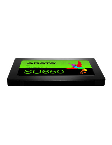 ADATA Ultimate SU650 512 GB SSD form factor 2.5" SSD interface SATA 6Gb/s Write speed 450 MB/s Read speed 520 MB/s