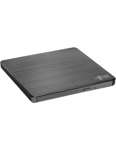 H.L Data Storage Ultra Slim Portable DVD-Writer GP60NB60 Interface USB 2.0 DVD R/RW CD read speed 24 x CD write speed 24 x Black