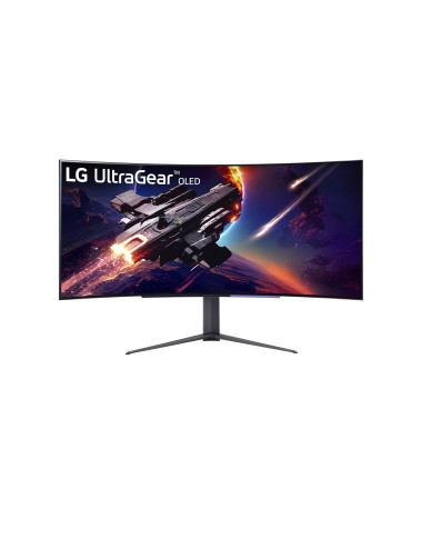LG UltraGear Curved OLED Gaming Monitor 45GR95QE-B 45 " WQHD 21:9 0.03 ms HDMI ports quantity 2 240 Hz