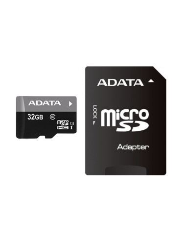 ADATA Premier UHS-I 32 GB MicroSDHC Flash memory class 10 Adapter