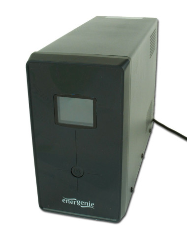 EnerGenie UPS with USB and LCD display, Black 1200 VA