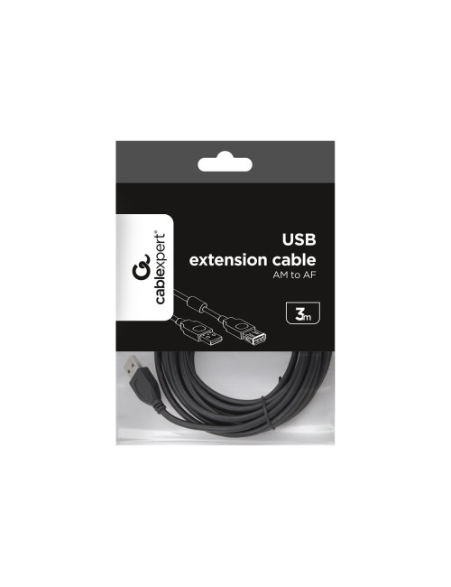 Gembird Premium quality USB extension cable, 10 ft Cablexpert