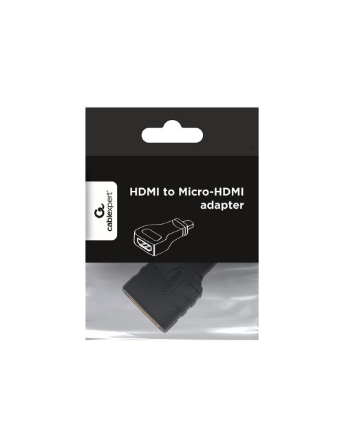 Gembird HDMI to Micro-HDMI adapter Black