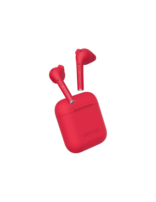 Defunc True Talk Earbuds, In-Ear, Wireless, Red Defunc