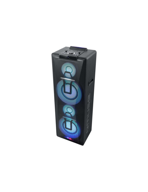 Muse Party Box Double Bluetooth CD Speaker M-1990 DJ 1000 W Wireless connection Black Bluetooth