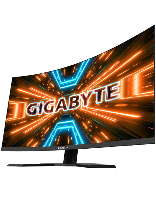 Gigabyte Gaming Monitor G32QC A 31.5 " VA QHD 2 560 x 1440 pixels 1 ms 350 cd/m Black 165 Hz HDMI ports quantity 2