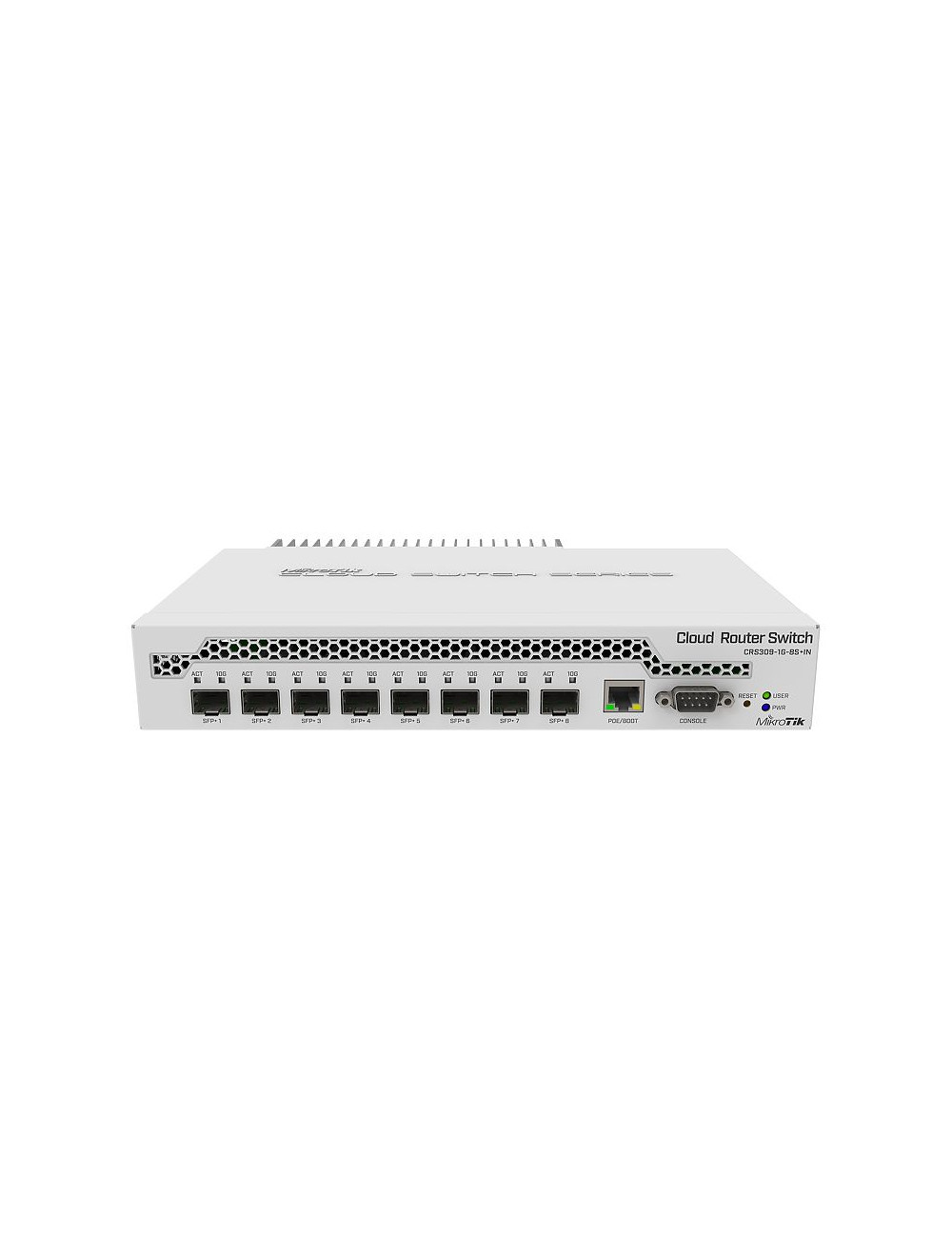 MikroTik Switch CRS309-1G-8S+IN Web managed Desktop 1 Gbps (RJ-45) ports quantity 1 SFP+ ports quantity 8