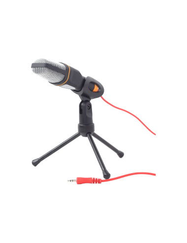 Gembird Desktop microphone with a tripod MIC-D-03 Built-in microphone 3.5 mm Black