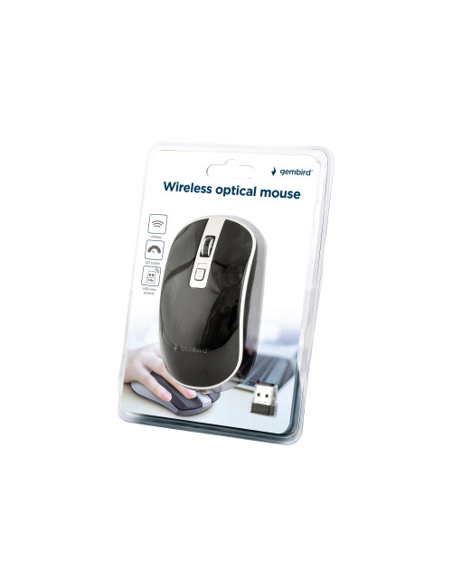 Gembird Wireless Optical mouse MUSW-4B-06-BS USB Optical mouse Black