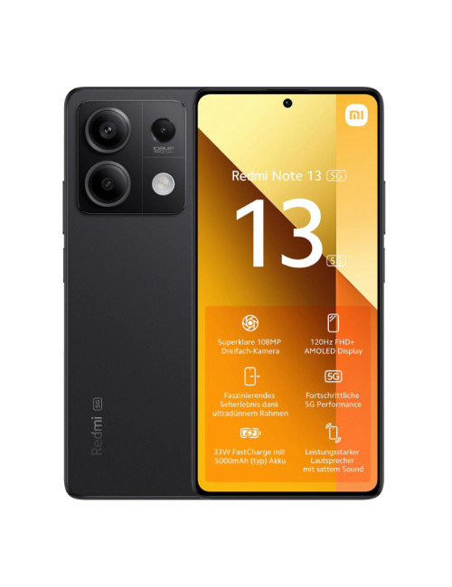 Xiaomi Redmi Note 13 Graphite Black 6.67 " AMOLED 1080 x 2400 pixels Mediatek Dimensity 6080 Internal RAM 8 GB 256 GB Dual SIM N