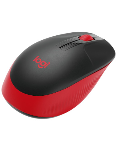 Logitech Full size Mouse M190 Wireless Red USB