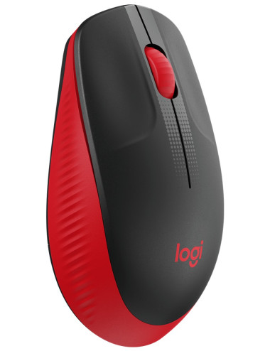 Logitech Full size Mouse M190 Wireless Red USB