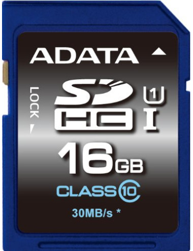 ADATA Premier 16 GB SDHC Flash memory class 10 No