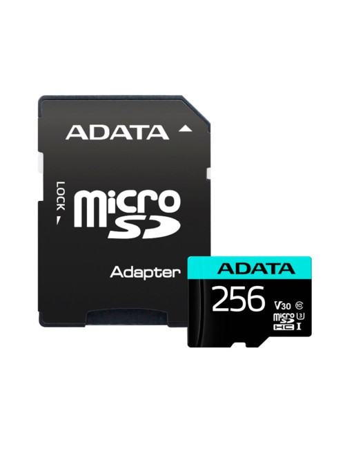 ADATA Premier Pro UHS-I U3 256 GB micro SDXC Flash memory class 10 with Adapter