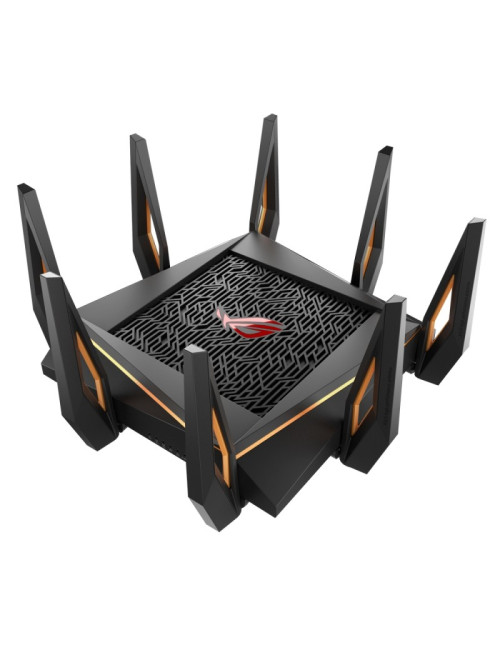 Asus GT-AX11000 Tri-band WiFi Gaming Router ROG Rapture 802.11ax 4804+1148 Mbit/s 10/100/1000 Mbit/s Ethernet LAN (RJ-45) ports 