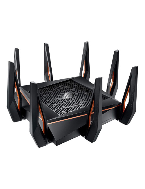 Asus GT-AX11000 Tri-band WiFi Gaming Router ROG Rapture 802.11ax 4804+1148 Mbit/s 10/100/1000 Mbit/s Ethernet LAN (RJ-45) ports 