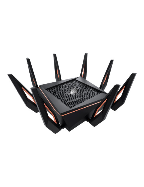 Asus GT-AX11000 Tri-band WiFi Gaming Router ROG Rapture 802.11ax 4804+1148 Mbit/s 10/100/1000 Mbit/s Ethernet LAN (RJ-45) ports 