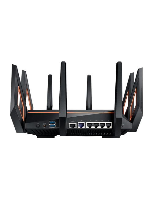 Asus GT-AX11000 Tri-band WiFi Gaming Router ROG Rapture 802.11ax 4804+1148 Mbit/s 10/100/1000 Mbit/s Ethernet LAN (RJ-45) ports 