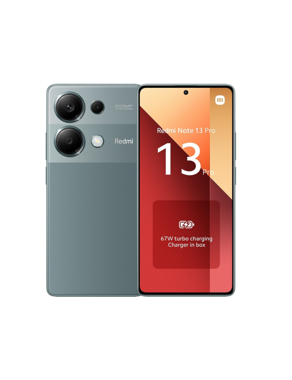 Xiaomi Redmi Note 13 Pro Forest Green 6.67 " AMOLED 1080 x 2400 pixels Mediatek Internal RAM 8 GB 256 GB Dual SIM Nano-SIM 4G Ma