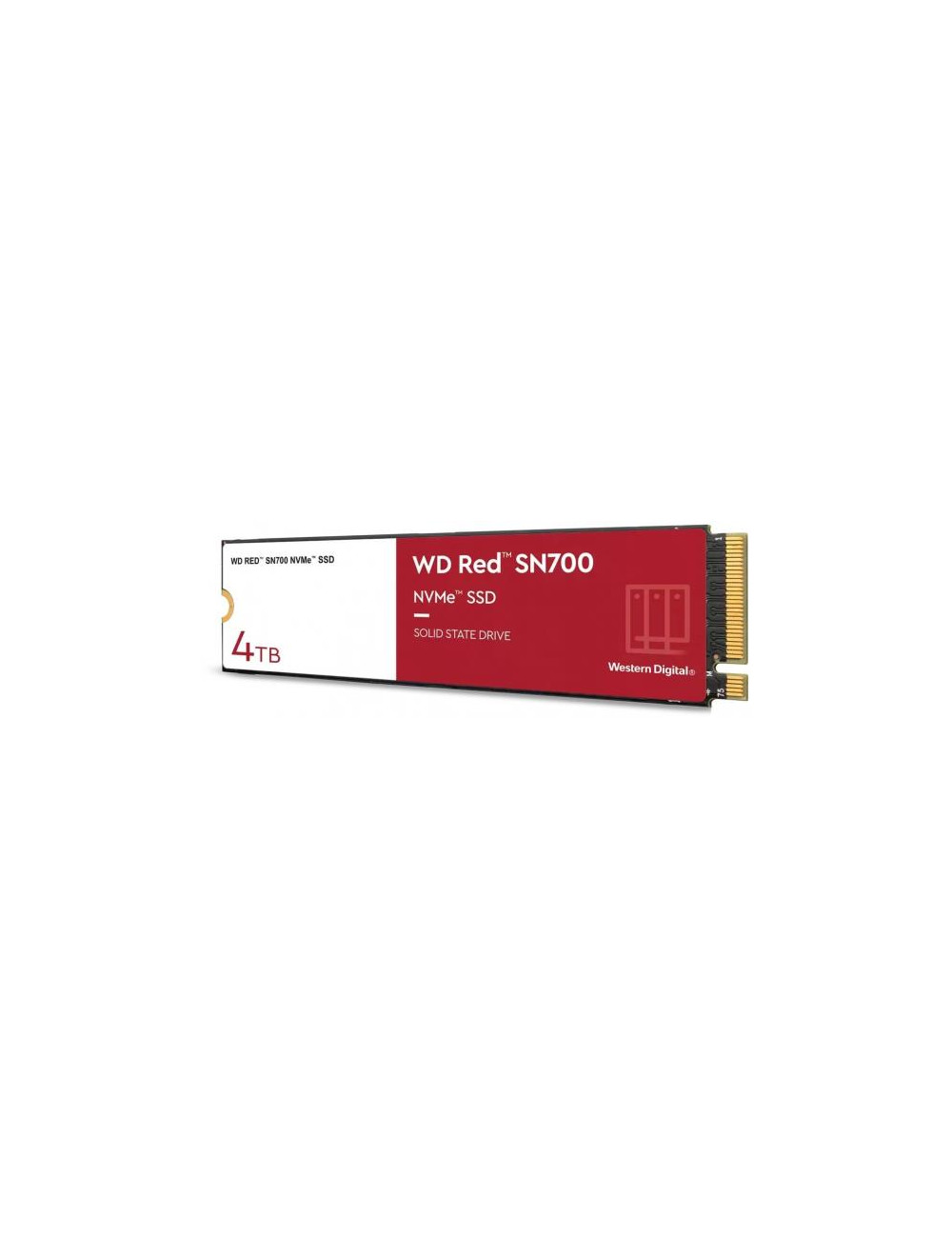 SSD|WESTERN DIGITAL|Red SN700|4TB|M.2|NVMe|Write speed 3100 MBytes/sec|Read speed 3400 MBytes/sec|TBW 5100 TB|WDS400T1R0C