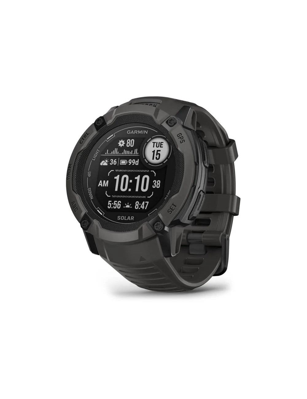 SMARTWATCH INSTINCT 2X SOLAR/GRAPHITE 010-02805-00 GARMIN