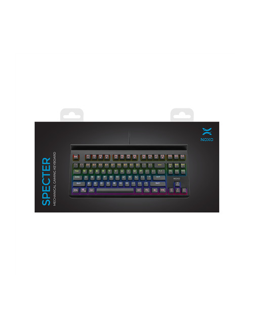 NOXO Specter Gaming keyboard Mechanical EN/RU Wired 650 g Blue Switches
