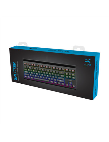 NOXO Specter Gaming keyboard Mechanical EN/RU Wired 650 g Blue Switches