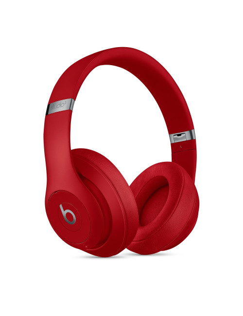 Beats Studio3 Wireless Over-Ear Headphones, Red Beats Over-Ear Headphones Studio3 Over-ear Microphone Noise canceling Red